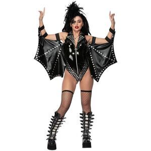 Fever Womens/Ladies Rockstar Costume / Black/White